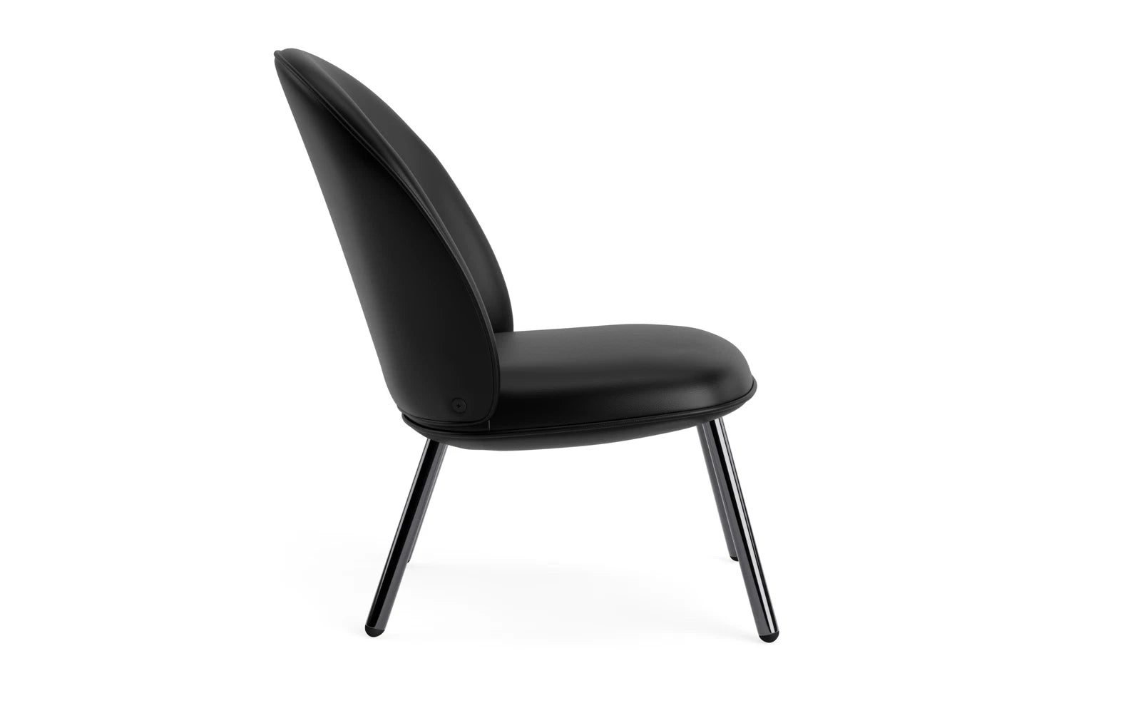 Entdecken Sie den Ace Lounge-Sessel in edlem Schwarz, der modernes Design und höchsten Komfort vereint – perfekt für stilbewusste Wohnräume.
