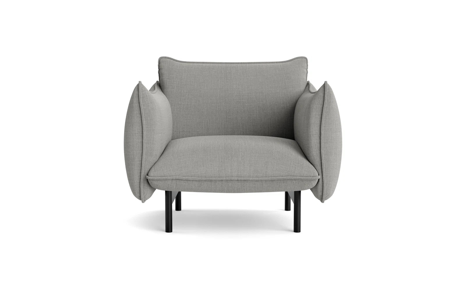 Erleben Sie den Ark Lounge-Sessel von Normann Copenhagen: Elegante Kurven, hochwertige Materialien und ein luftiges Design für maximalen Komfort.