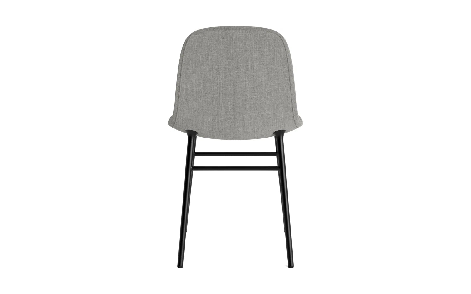 Der Form Stuhl gepolstert Schwarz Stahl Remix von Normann Copenhagen vereint stilvolle Eleganz mit optimalem Sitzkomfort. Perfekt für jedes Zuhause.