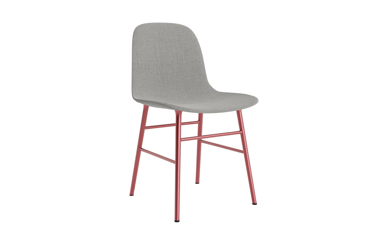 Form Stuhl gepolstert Rot Stahl Remix in Remix 133 präsentiert im Onlineshop von KAQTU Design AG. Stuhl ist von Normann Copenhagen