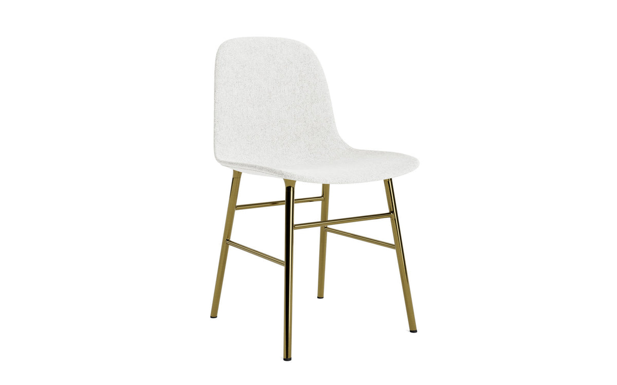 Form Stuhl gepolstert Messing Hallingdal in Hallingdal 110 präsentiert im Onlineshop von KAQTU Design AG. Stuhl ist von Normann Copenhagen