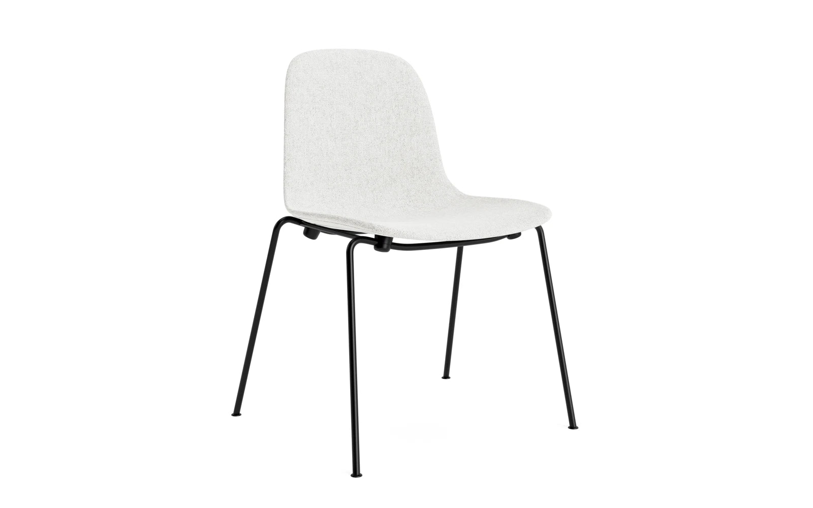 Form Stapelstuhl schwarzes stahl gepolstert Hallingdal in Hallingdal 110 präsentiert im Onlineshop von KAQTU Design AG. Stuhl ist von Normann Copenhagen