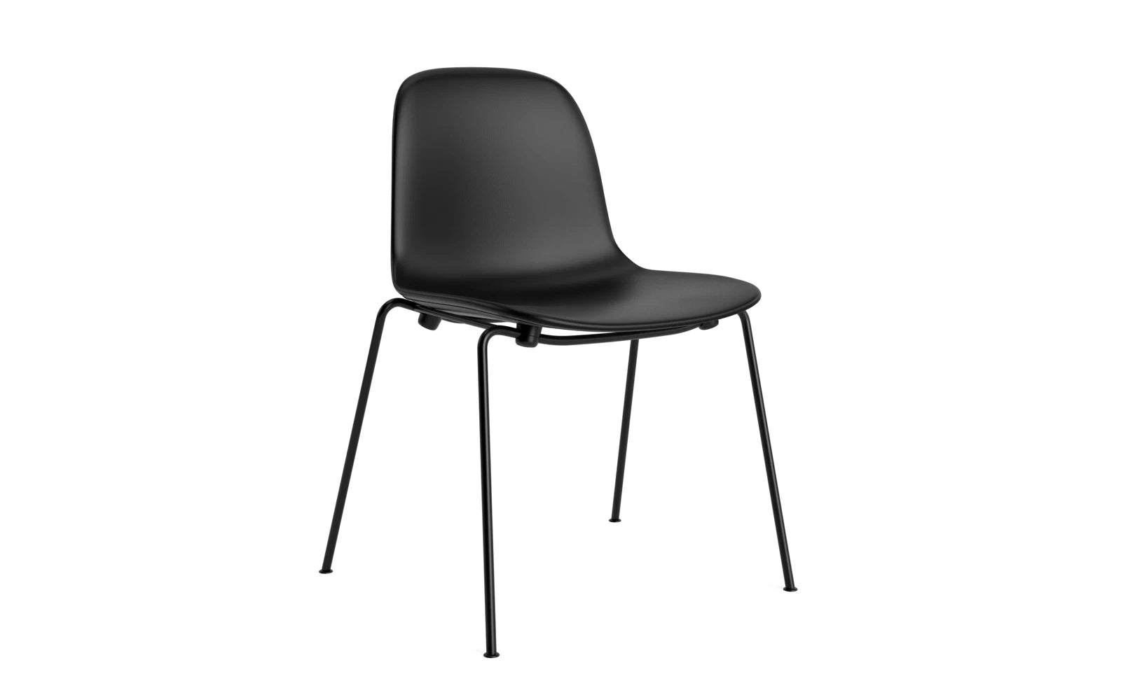 Form Stapelstuhl schwarzes stahl gepolstert Ultra in Ultra 41599 präsentiert im Onlineshop von KAQTU Design AG. Stuhl ist von Normann Copenhagen