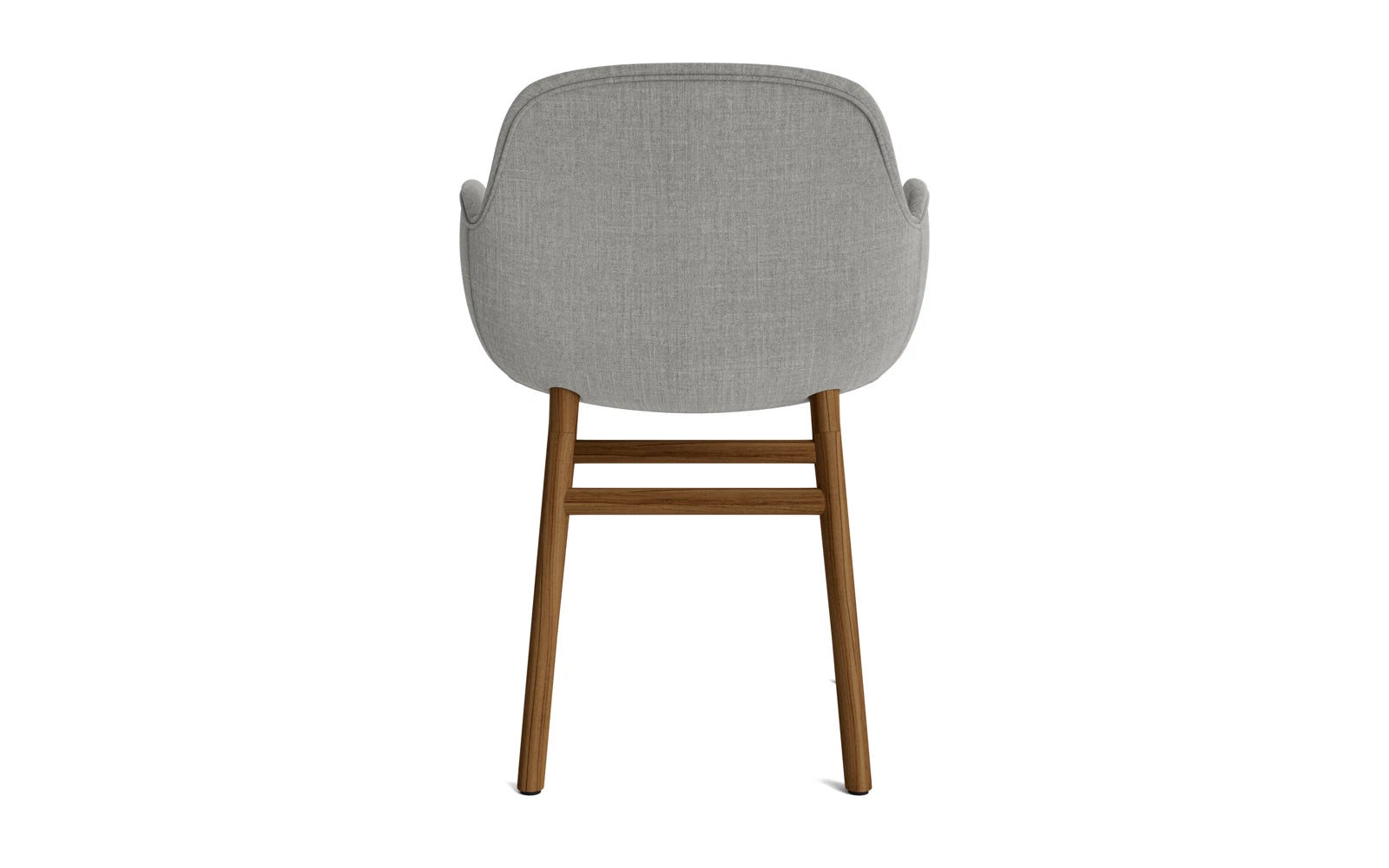 Erleben Sie den Form Lehnstuhl gepolstert Walnuss Remix von Normann Copenhagen – ein elegantes Design, das Komfort und Individualität perfekt kombiniert.