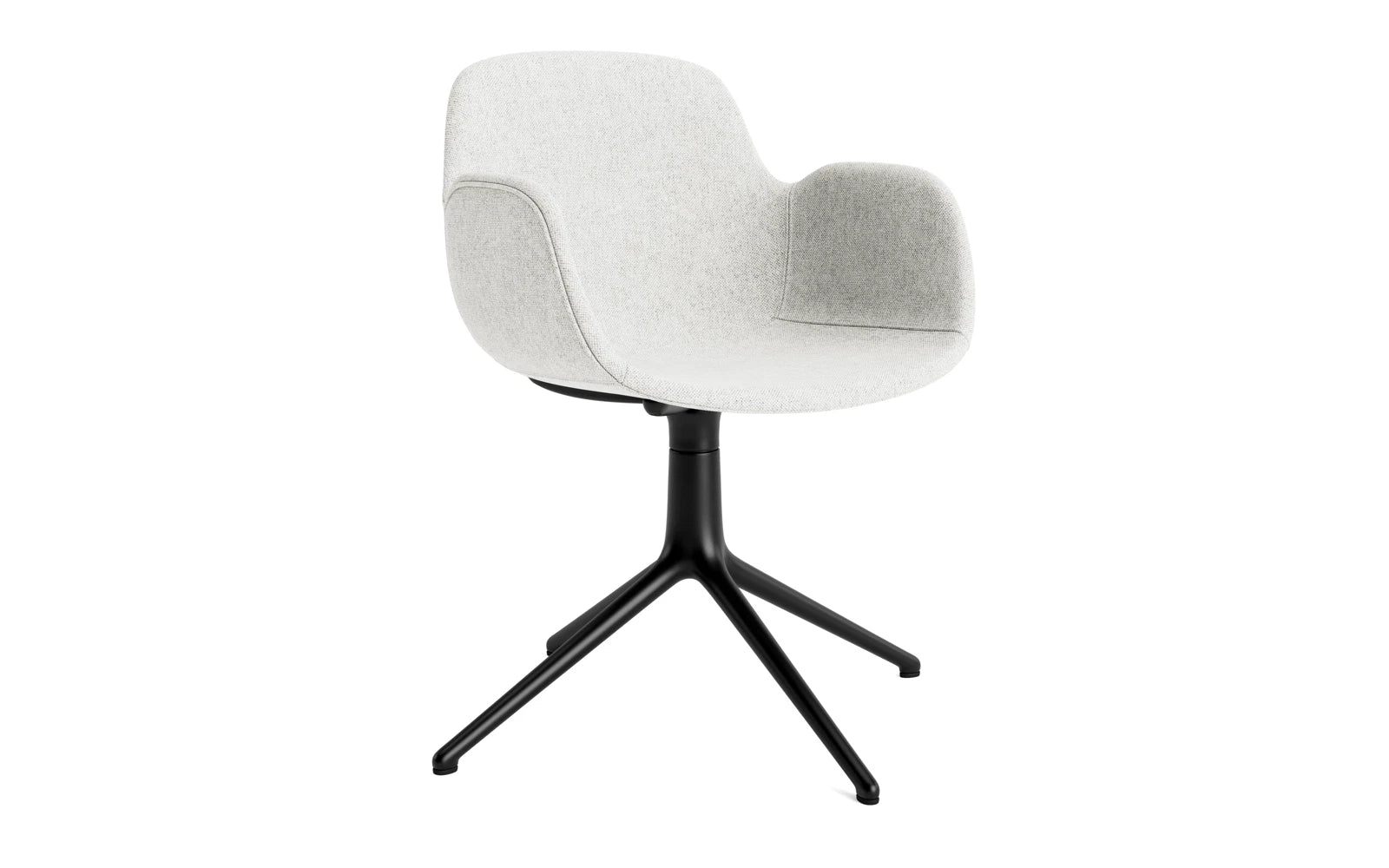 Form Drehsessel 4L schwarzes Aluminium Vollpolster Hallingdal in Hallingdal 110 präsentiert im Onlineshop von KAQTU Design AG. Sessel ist von Normann Copenhagen