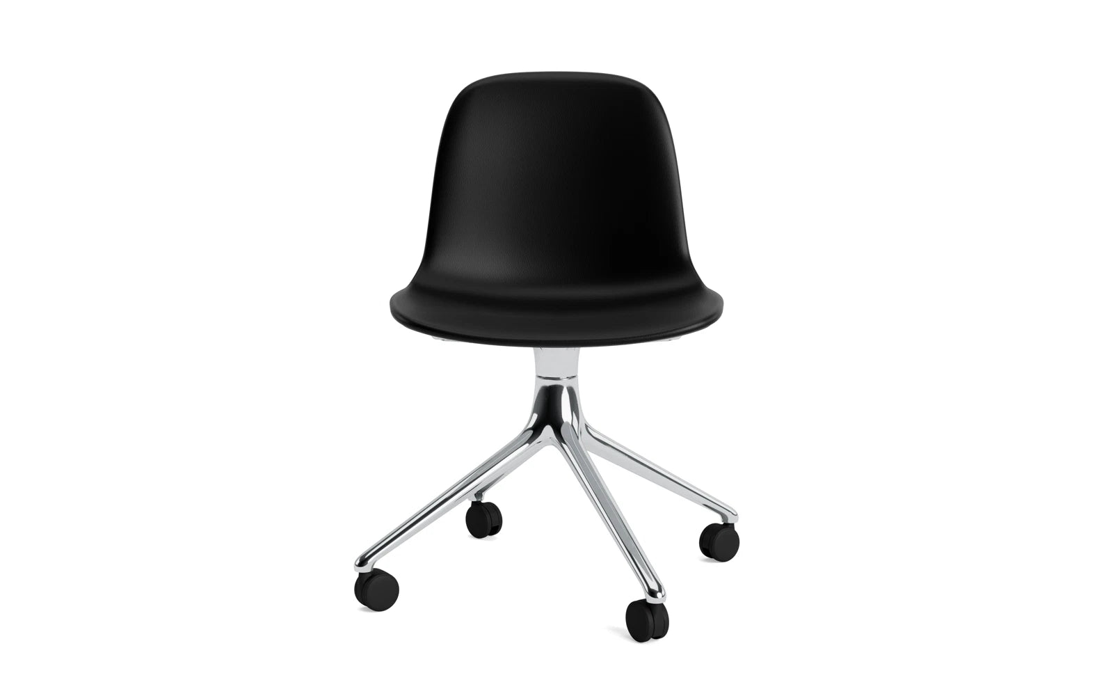 Erleben Sie den Form Drehstuhl 4W Aluminium Vollpolster Ultra von Normann Copenhagen – ein elegantes Designmöbel, das Stil und Funktionalität perfekt kombiniert.