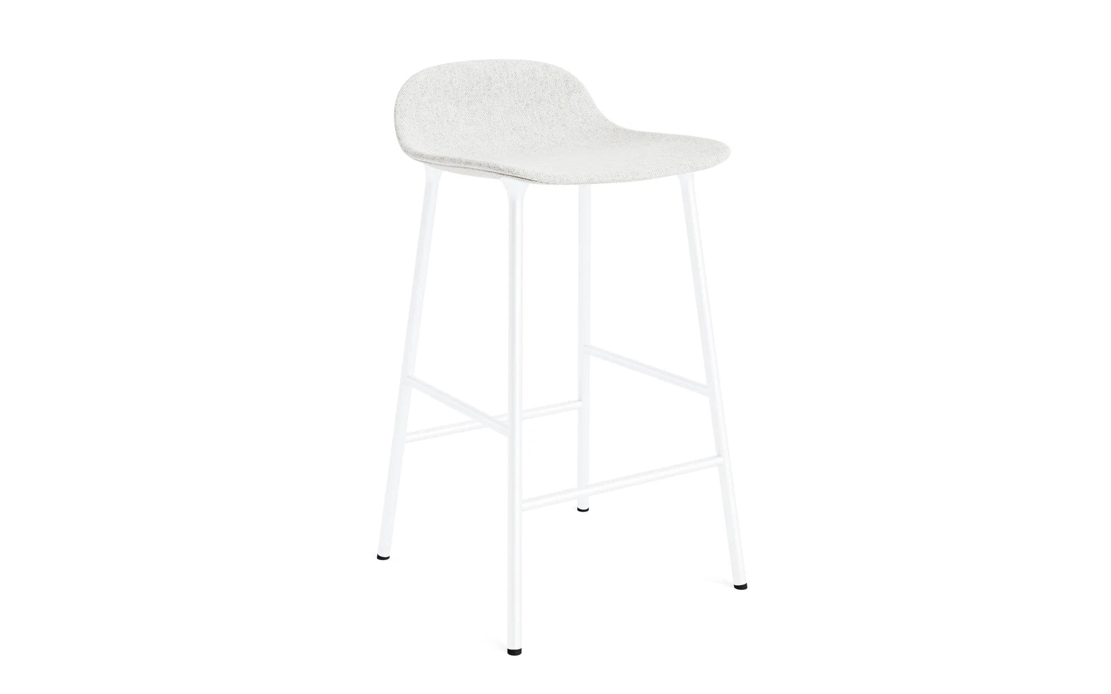 Form Barstuhl 65 cm gepolstert weiss Stahl Hallingdal in Hallingdal 110 präsentiert im Onlineshop von KAQTU Design AG. Barstuhl ist von Normann Copenhagen