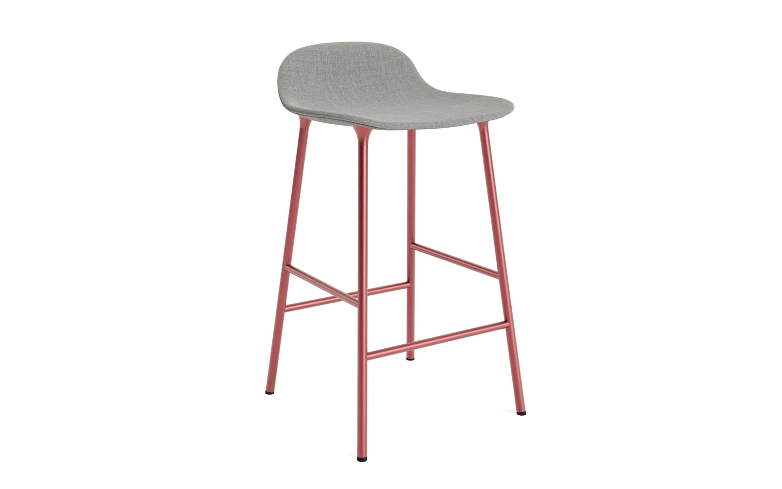 Form Barstuhl 65 cm gepolstert rot Stahl Remix in Remix 133 präsentiert im Onlineshop von KAQTU Design AG. Barstuhl ist von Normann Copenhagen