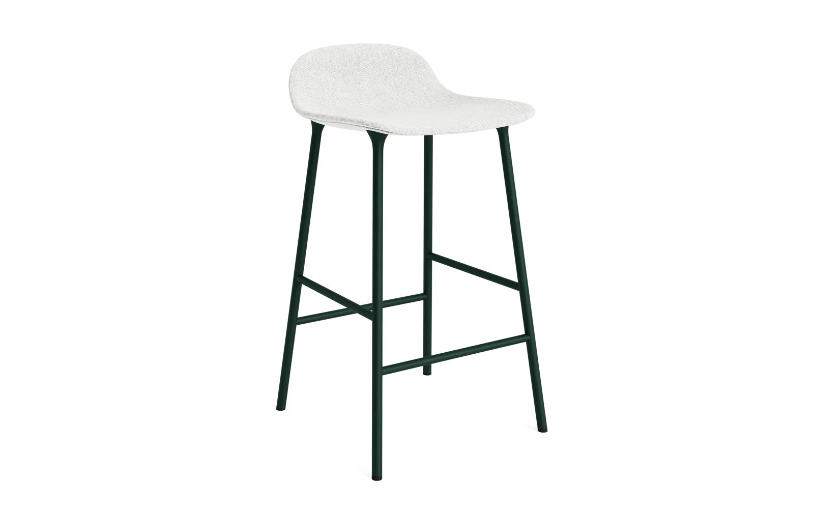 Form Barstuhl 65 cm gepolstert grün Stahl Hallingdal in Hallingdal 110 präsentiert im Onlineshop von KAQTU Design AG. Barstuhl ist von Normann Copenhagen