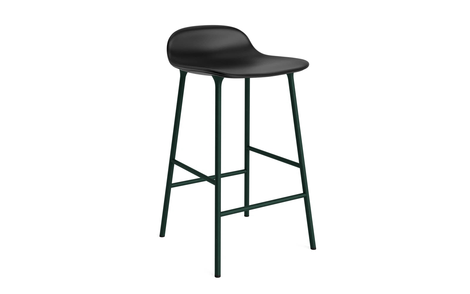 Form Barstuhl 65 cm gepolstert grün Stahl Ultra in Ultra 41599 präsentiert im Onlineshop von KAQTU Design AG. Barstuhl ist von Normann Copenhagen