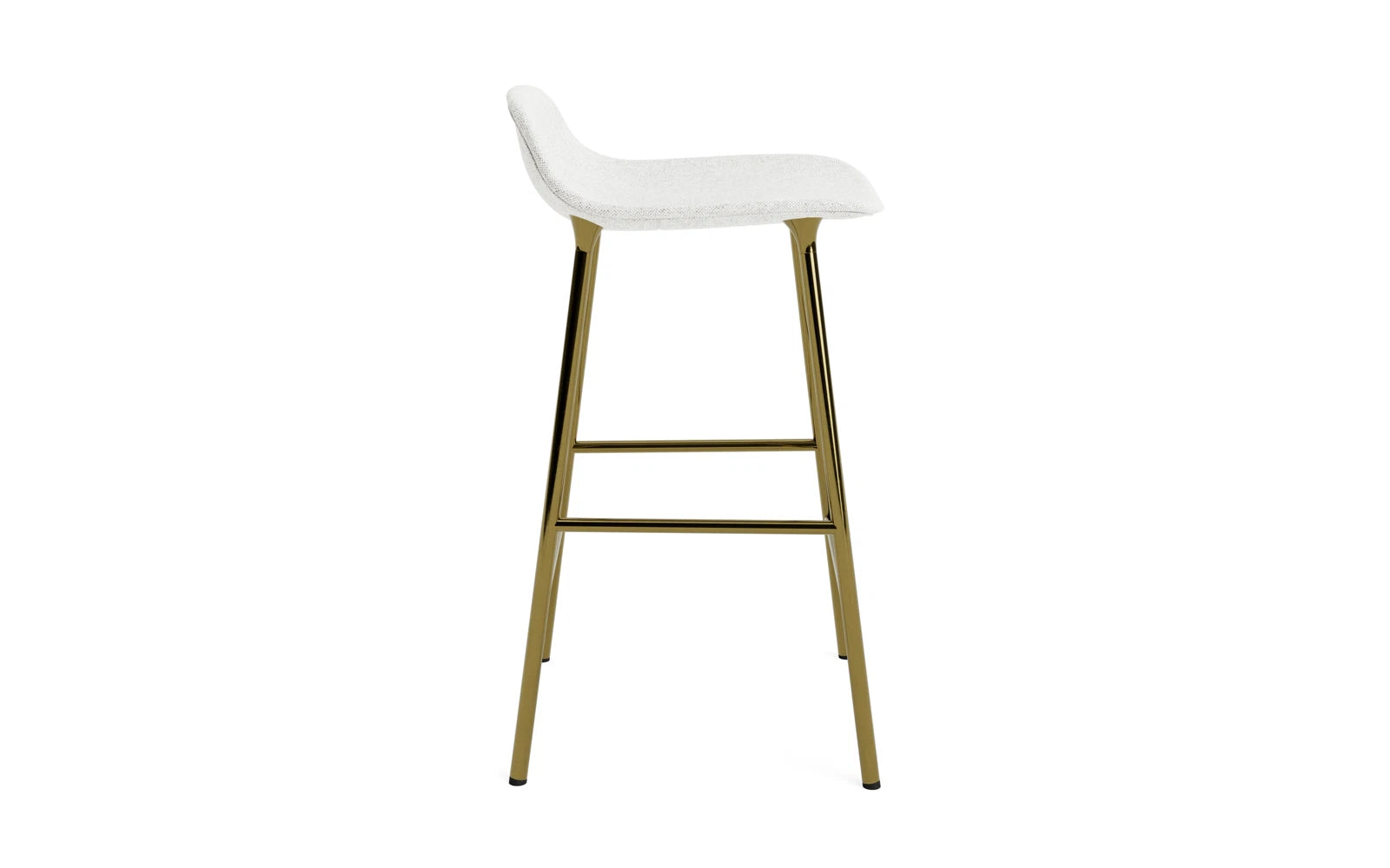 Entdecken Sie den Form Barstuhl 65 cm gepolstert in Messing Hallingdal von Normann Copenhagen – ein elegantes Designhighlight für jeden Raum.