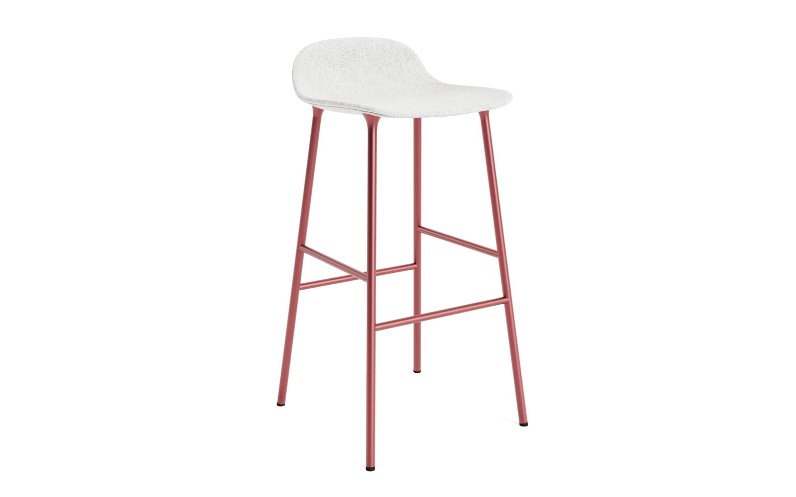 Form Barstuhl 75 cm gepolstert Stahl rot Hallingdal in Hallingdal 110 präsentiert im Onlineshop von KAQTU Design AG. Barstuhl ist von Normann Copenhagen