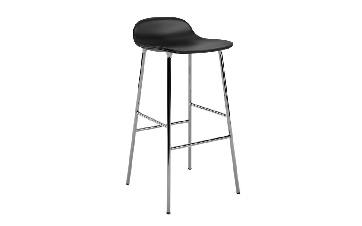 Form Barstuhl 75 cm gepolstert Chrom Ultra in Ultra 41599 präsentiert im Onlineshop von KAQTU Design AG. Barstuhl ist von Normann Copenhagen