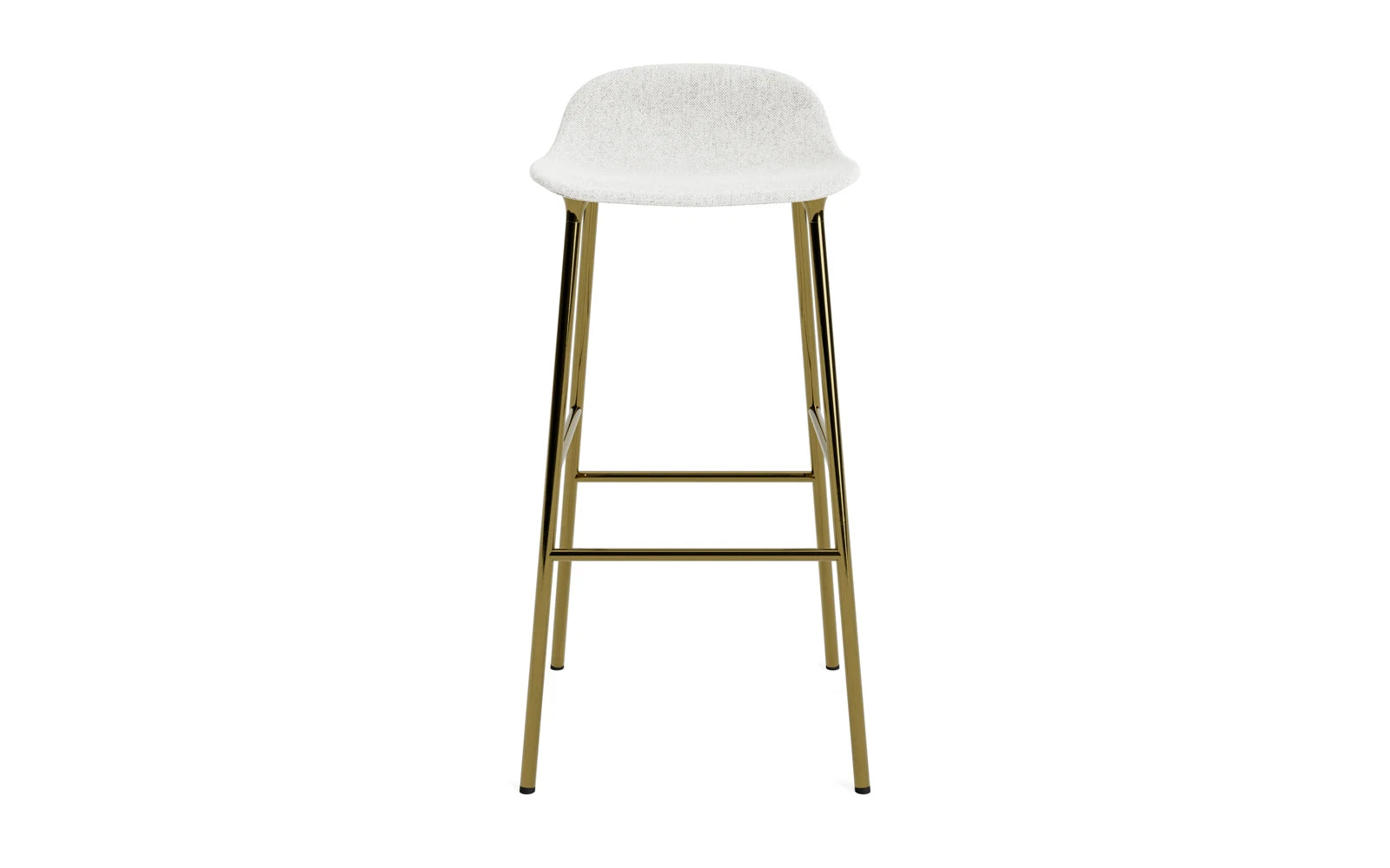 Erleben Sie den Form Barstuhl 75 cm gepolstert in Messing Hallingdal von Normann Copenhagen – stilvoller Komfort für Ihr Zuhause.