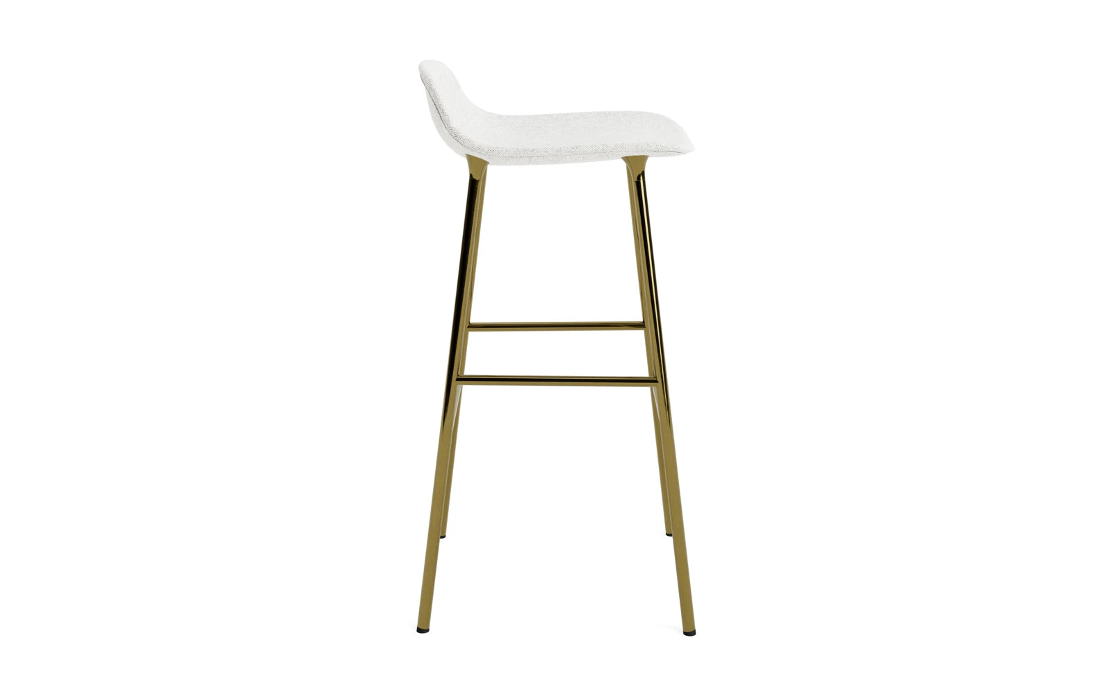 Genießen Sie den Form Barstuhl 75 cm gepolstert in Messing Hallingdal von Normann Copenhagen – ein elegantes Designhighlight für jeden Raum.