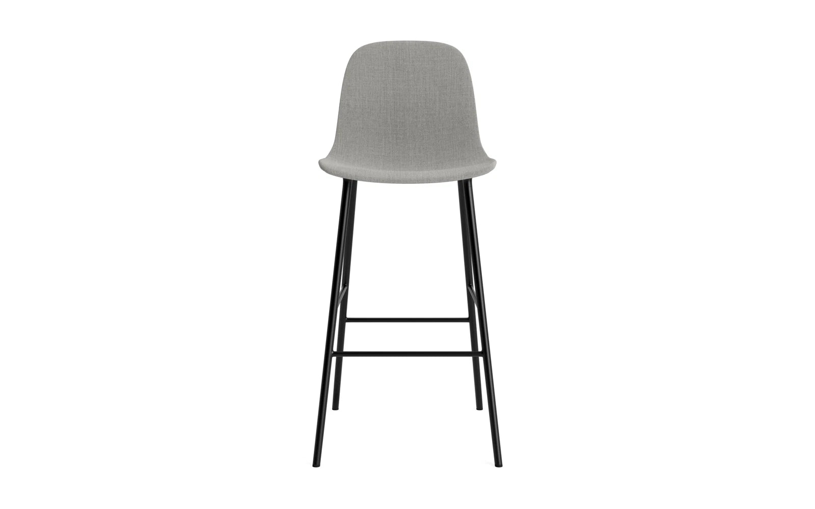 Entdecken Sie den Form Barstuhl 75 cm gepolstert in Schwarz von Normann Copenhagen – stilvolles Design trifft auf höchsten Sitzkomfort für Ihr Zuhause.