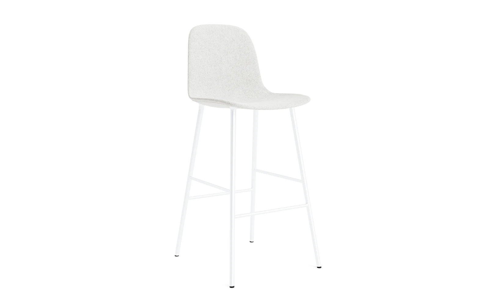 Form Barstuhl 75 cm gepolstert Weiss Stahl Hallingdal in Hallingdal 110 präsentiert im Onlineshop von KAQTU Design AG. Barstuhl ist von Normann Copenhagen