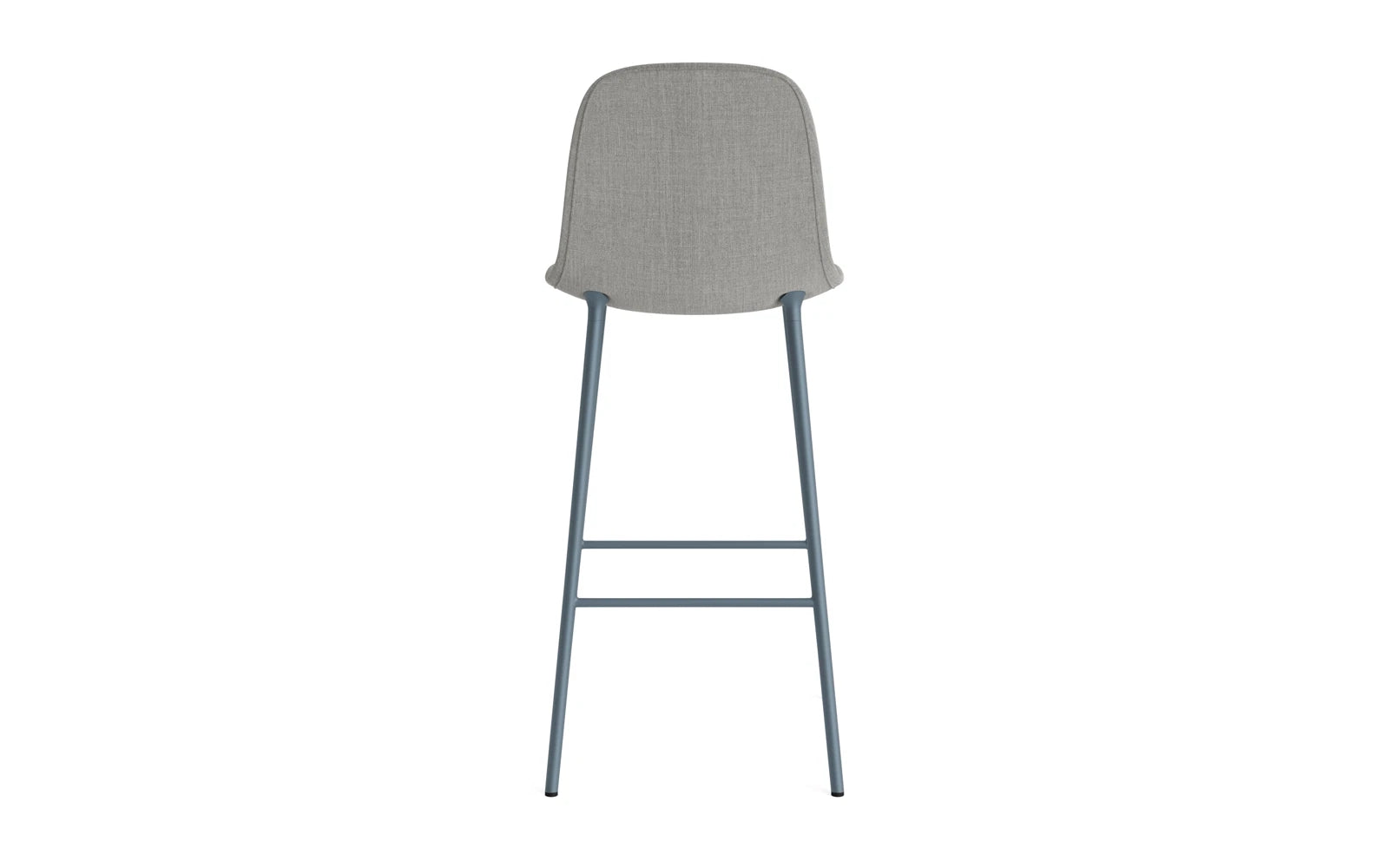 Erleben Sie den Form Barstuhl 75 cm in elegantem Blau von Normann Copenhagen. Gepolstert für höchsten Komfort, ideal für moderne Wohnräume.