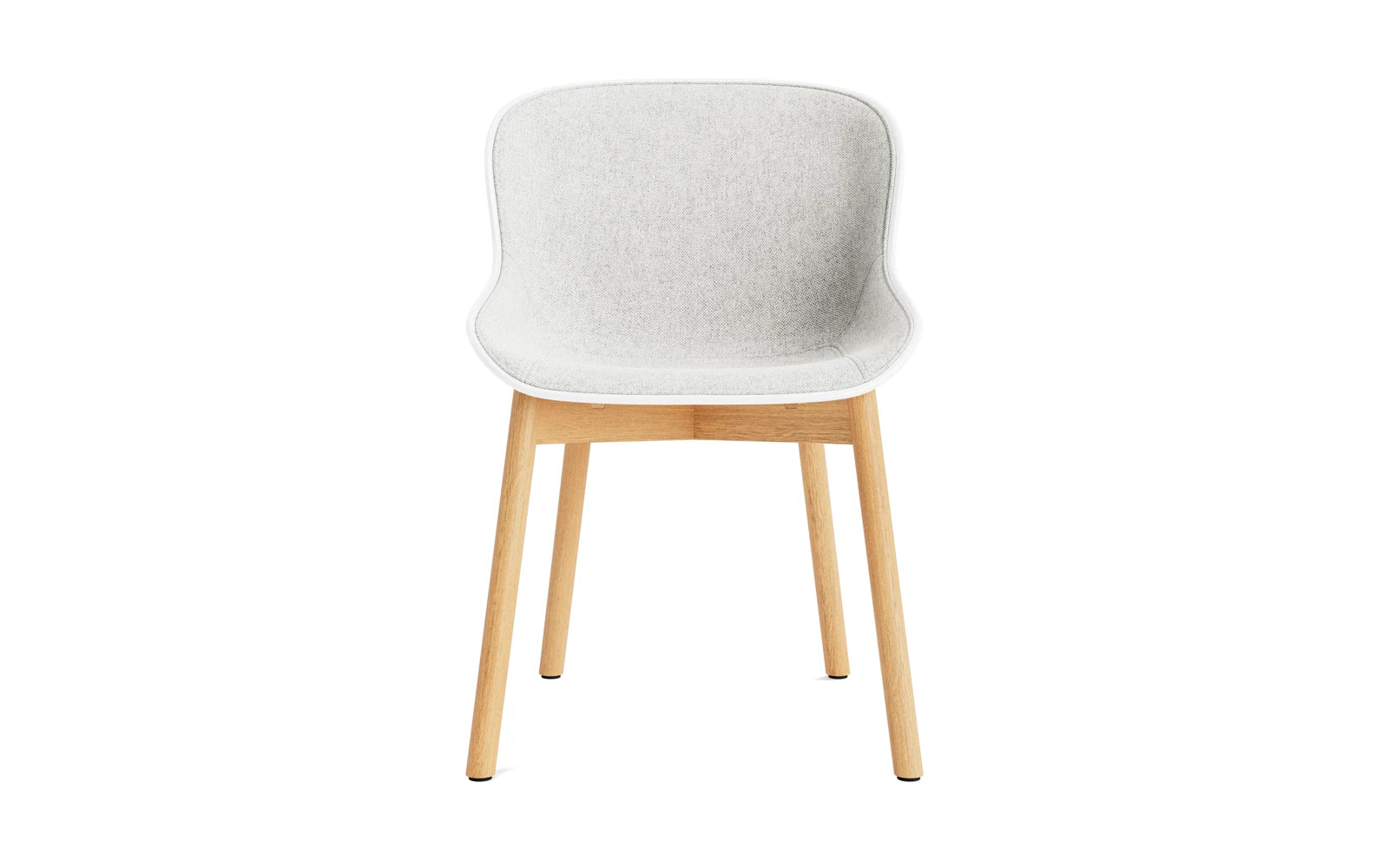 Erleben Sie den Hyg Stuhl Frontpolster Eiche Weiss/Hallingdal von Normann Copenhagen – ein harmonisches Design, das Komfort und skandinavische Ästhetik vereint.