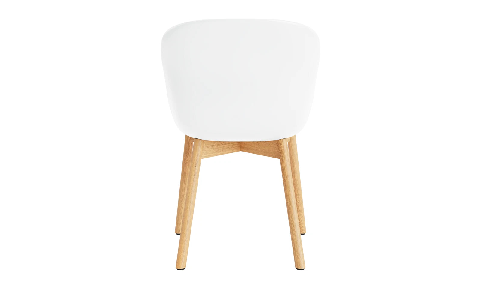Erleben Sie den Hyg Stuhl Frontpolster Eiche Weiss/Hallingdal von Normann Copenhagen – ein harmonisches Design, das Komfort und dänische Lebensart vereint.
