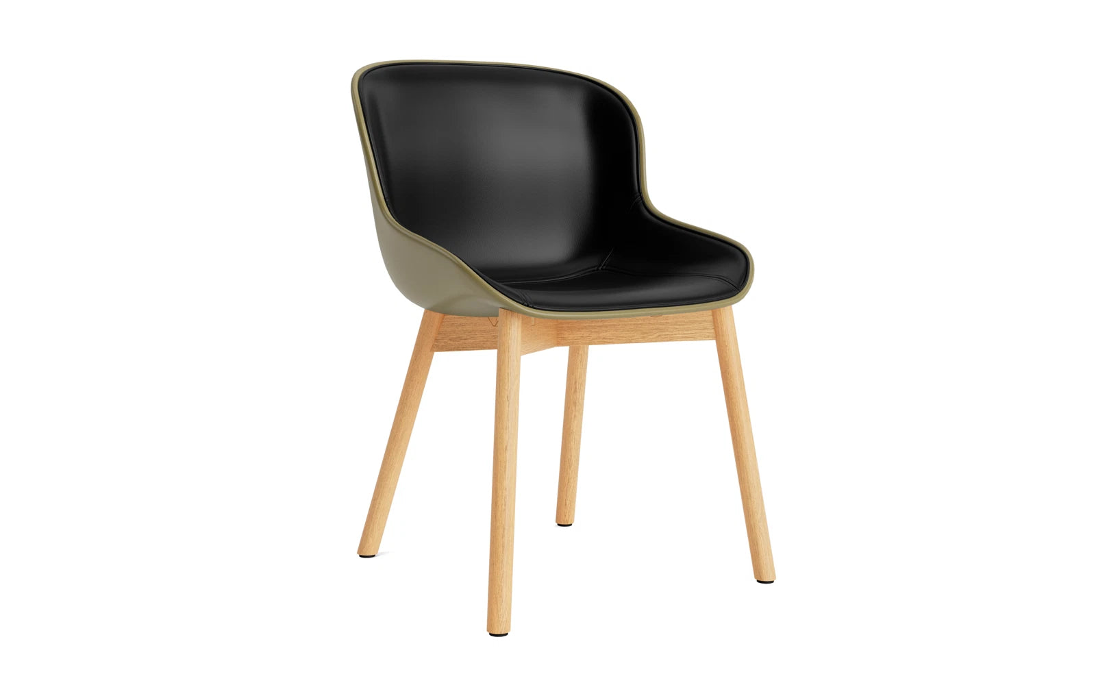 Hyg Stuhl Polster Eiche Olive/Ultra in Ultra 41599 präsentiert im Onlineshop von KAQTU Design AG. Stuhl ist von Normann Copenhagen