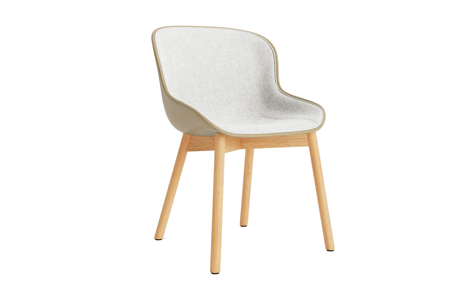 Hyg Stuhl Polster Eiche Sand/Hallingdal in Hallingdal 110 präsentiert im Onlineshop von KAQTU Design AG. Stuhl ist von Normann Copenhagen