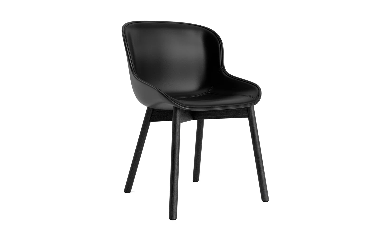 Hyg Stuhl Polster Schwarze Eiche Schwarz/Ultra in Ultra 41599 präsentiert im Onlineshop von KAQTU Design AG. Stuhl ist von Normann Copenhagen