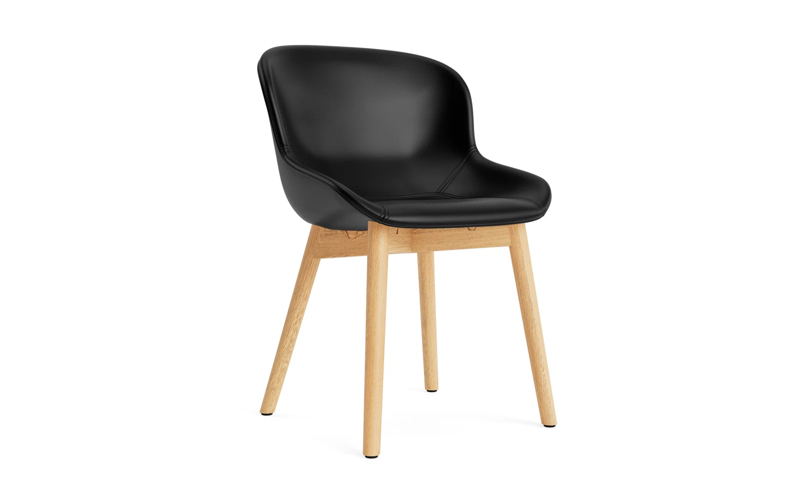 Hyg Stuhl vollpolster Eiche Ultra Leder in Ultra 41599 präsentiert im Onlineshop von KAQTU Design AG. Stuhl ist von Normann Copenhagen