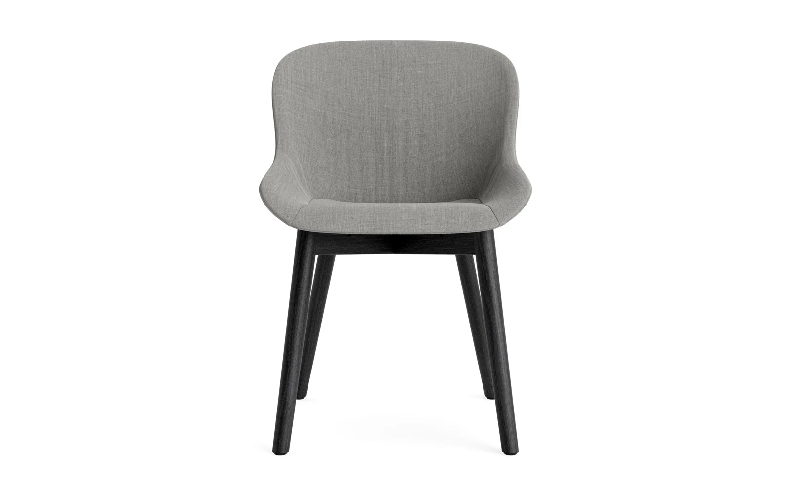 Erleben Sie den Hyg Comfort Stuhl Vollpolster Schwartz Eiche Remix von Normann Copenhagen – ein eleganter, bequemer Stuhl, der jedem Raum Wärme verleiht.