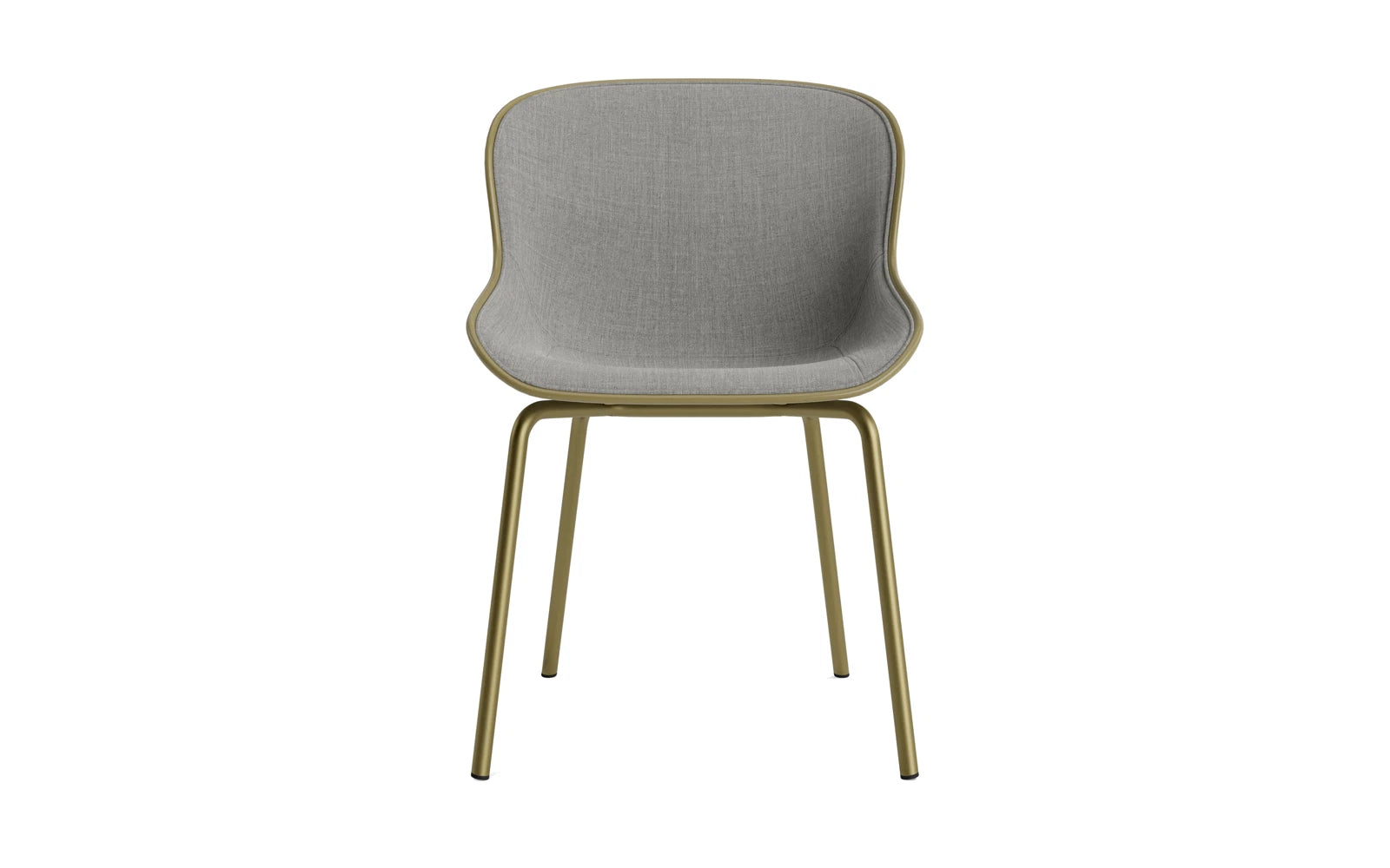Erleben Sie den Hyg Stuhl in Olive mit Frontpolster von Normann Copenhagen – ein elegantes Design, das Gemütlichkeit und Stil perfekt kombiniert.