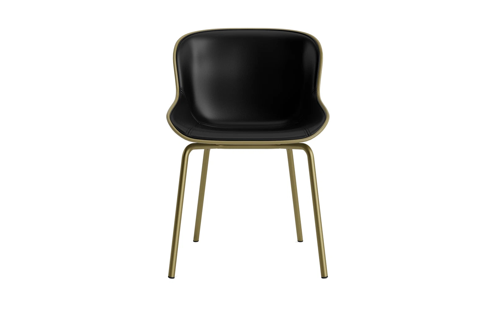 Genießen Sie den Hyg Stuhl Frontpolster Olive Stahl Olive/Ultra von Normann Copenhagen – ein eleganter Stuhl, der Gemütlichkeit und modernes Design harmonisch verbindet.