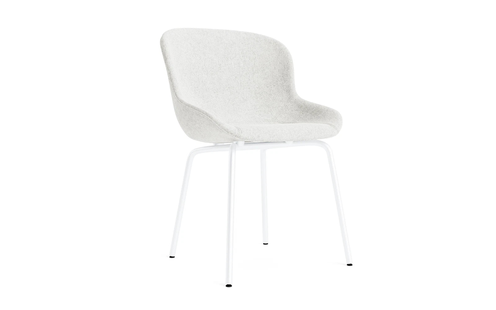 Hyg Stuhl gepolstert Weiss stahl Hallingdal in Hallingdal 110 präsentiert im Onlineshop von KAQTU Design AG. Stuhl ist von Normann Copenhagen
