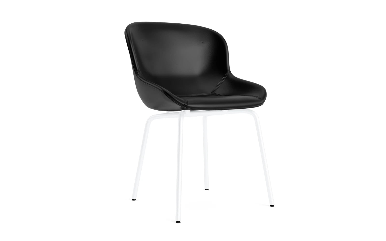 Hyg Stuhl gepolstert Weiss stahl Ultra in Ultra 41599 präsentiert im Onlineshop von KAQTU Design AG. Stuhl ist von Normann Copenhagen