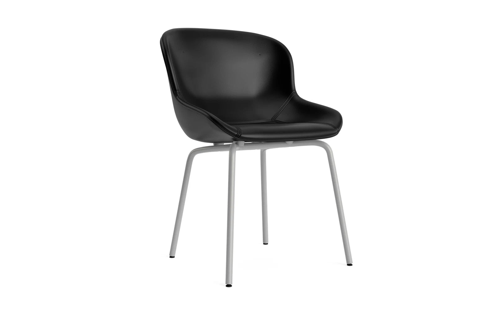 Hyg Stuhl gepolstert Grau stahl Ultra in Ultra 41599 präsentiert im Onlineshop von KAQTU Design AG. Stuhl ist von Normann Copenhagen