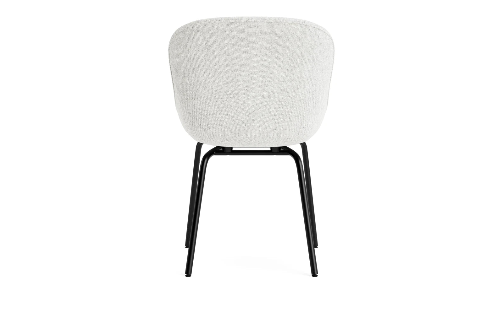 Der Hyg Stuhl von Normann Copenhagen kombiniert elegantes Design mit hochwertiger Hallingdal-Polsterung und einer stabilen Stahlkonstruktion für maximalen Komfort.