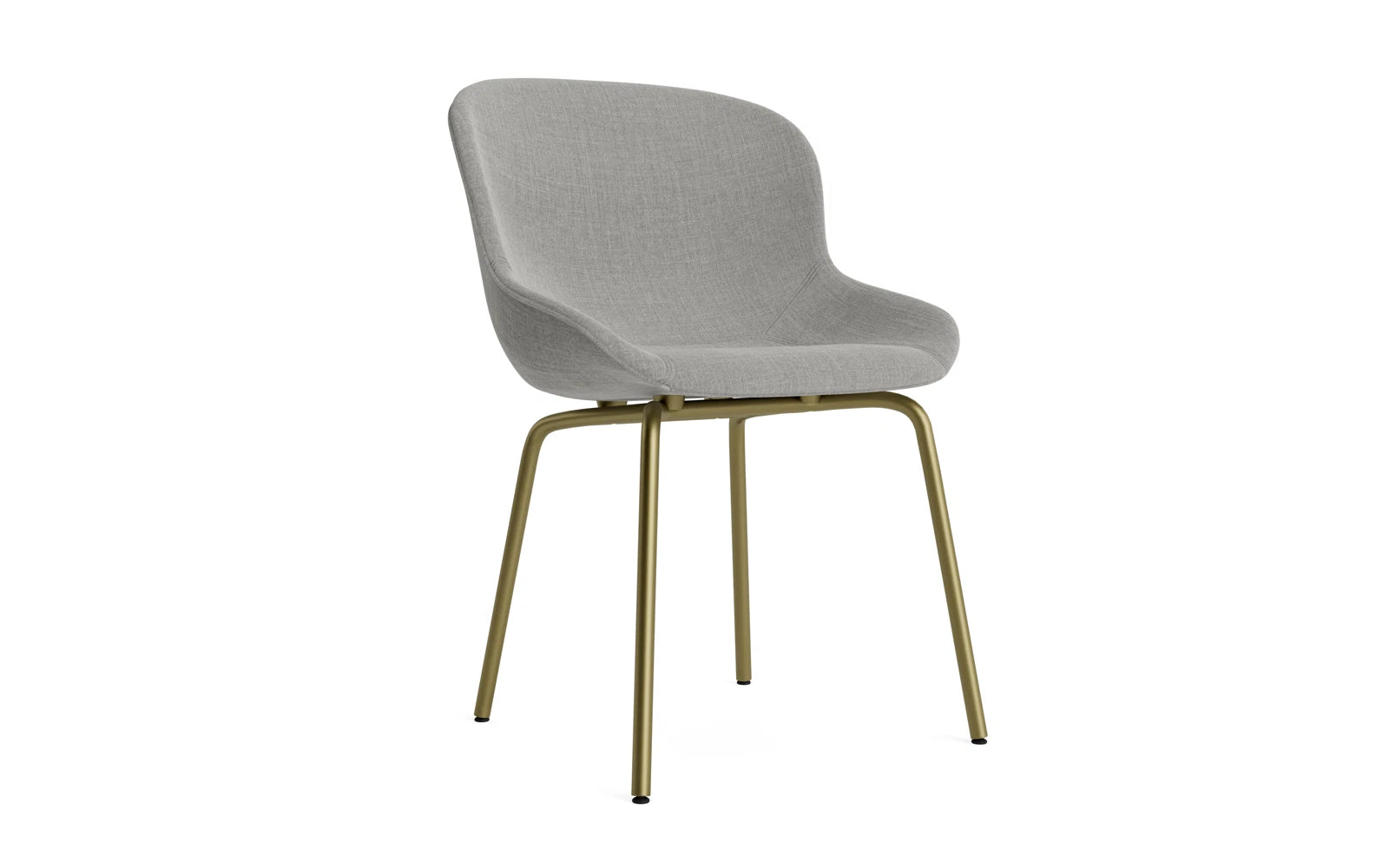 Der Hyg Stuhl von Normann Copenhagen vereint dänische Hygge mit sanften Linien und gemütlicher Polsterung. Wählbar in Stoff oder Leder.