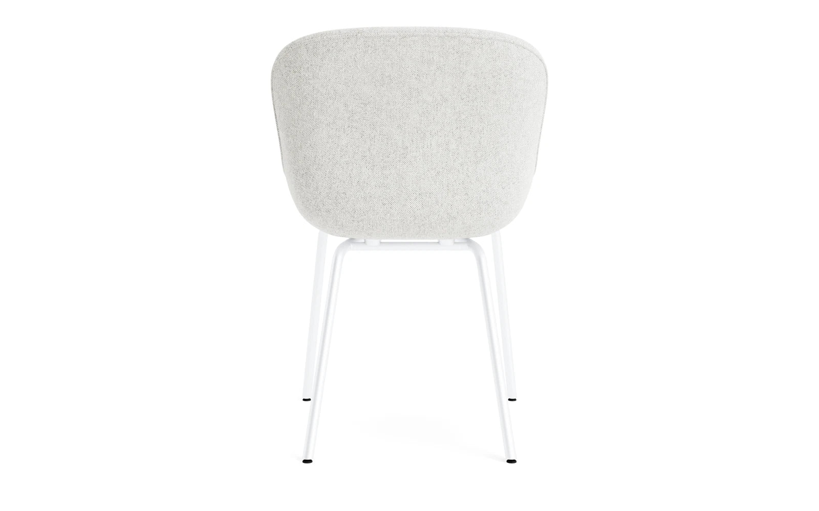 Entdecken Sie den Hyg Comfort Stuhl von Normann Copenhagen: Elegantes, vollgepolstertes Design in Weiß, ideal für stilvolle Gemütlichkeit in jedem Raum.