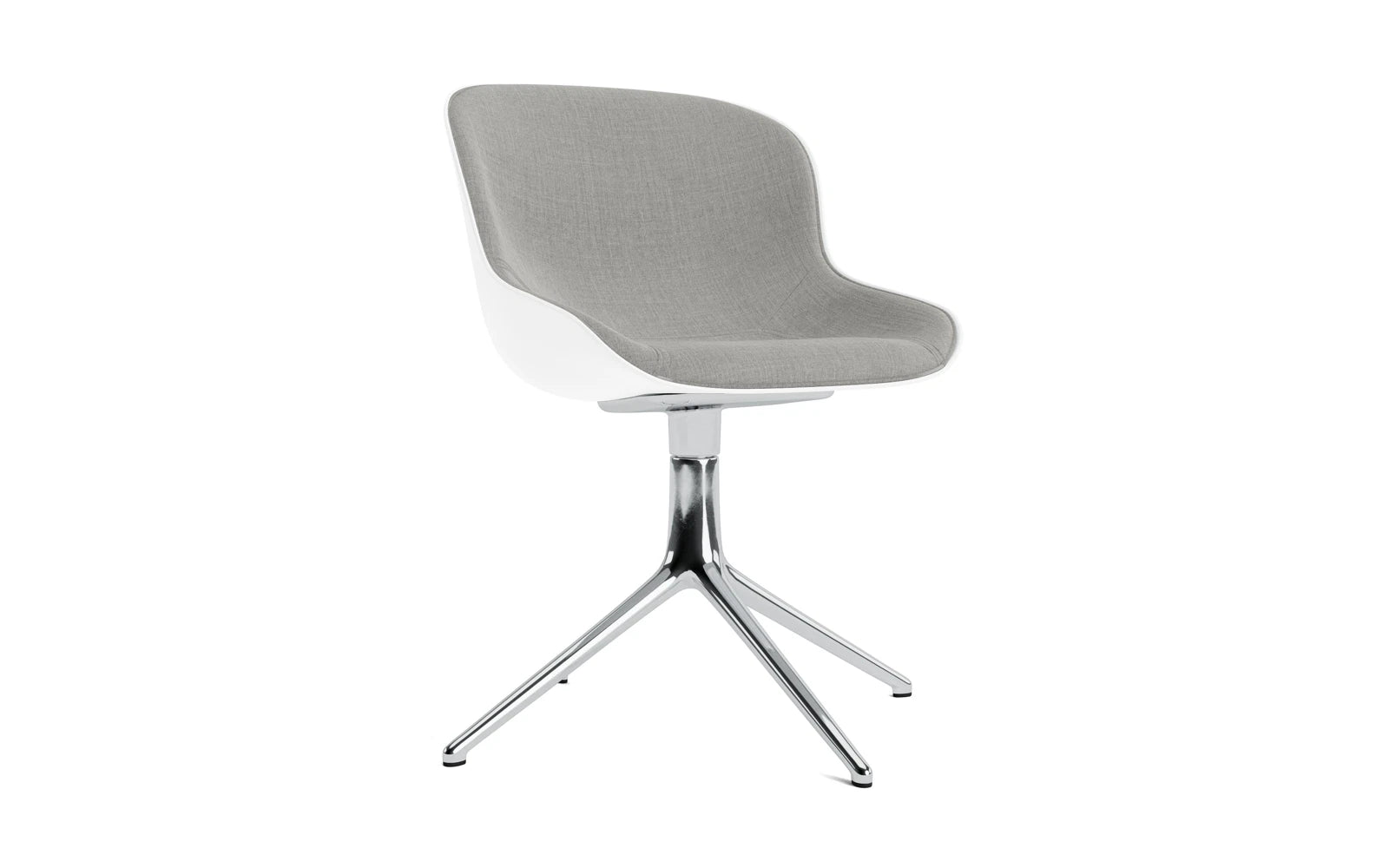 Hyg Drehstuhl 4B gepolstert Alu Weiss/Remix in Remix 133 präsentiert im Onlineshop von KAQTU Design AG. Drehstuhl ist von Normann Copenhagen