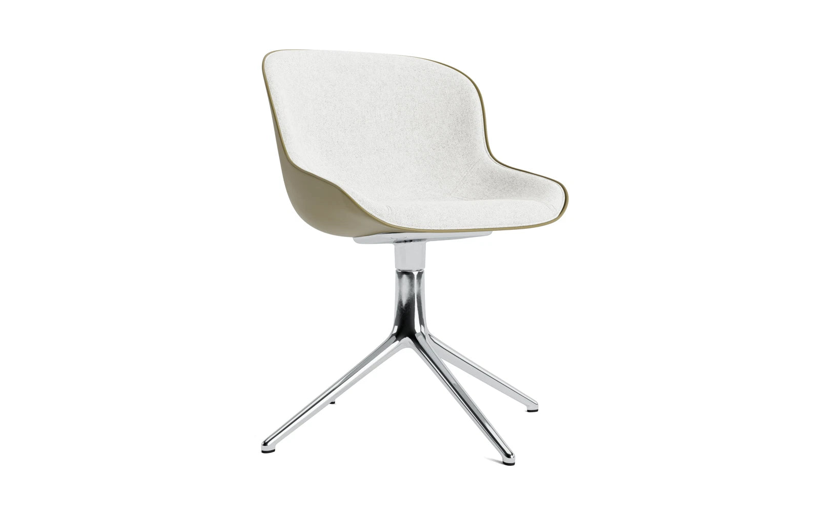 Hyg Drehstuhl Frontpolster Olive/Hallingdal in Hallingdal 110 präsentiert im Onlineshop von KAQTU Design AG. Drehstuhl ist von Normann Copenhagen