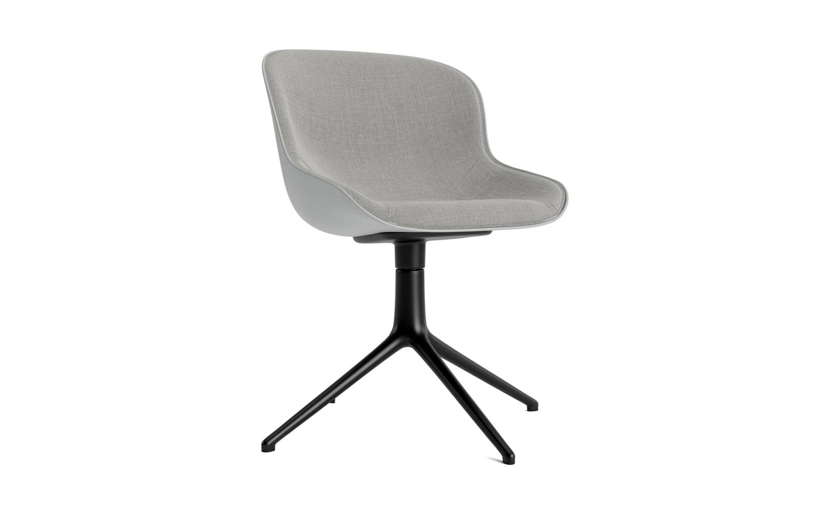 Hyg Drehstuhl 4B gepolstert Schwartz Alu Grau/Remix in Remix 133 präsentiert im Onlineshop von KAQTU Design AG. Drehstuhl ist von Normann Copenhagen