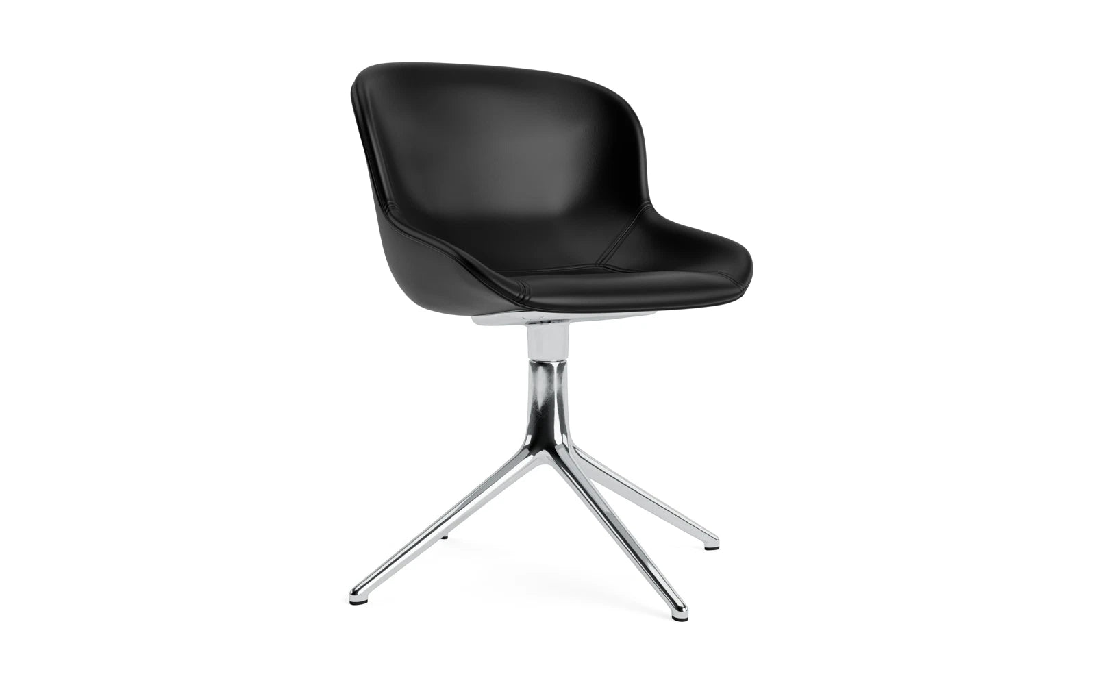 Entdecken Sie den Hyg Drehstuhl gepolstert 4B in elegantem Schwarz von Normann Copenhagen – perfekter Komfort und modernes skandinavisches Design vereint.