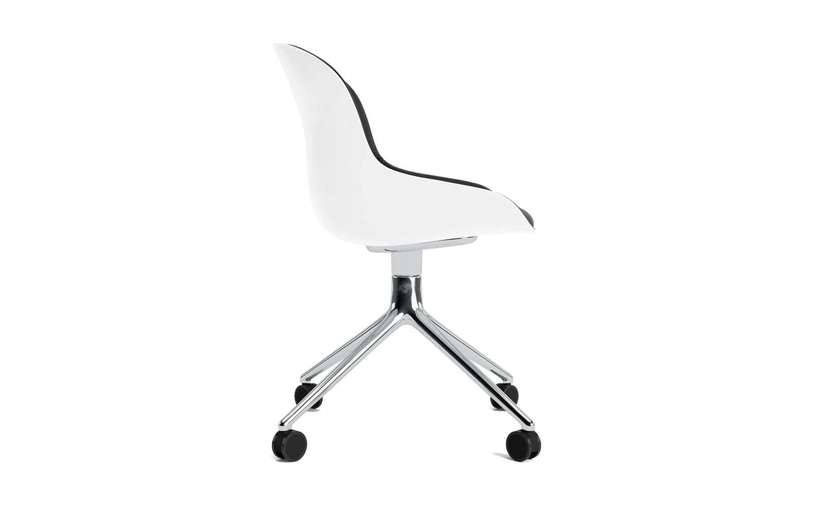 Entdecken Sie den Hyg Drehstuhl 4W von Normann Copenhagen – ein stilvoller Stuhl, der Komfort und skandinavisches Design vereint.