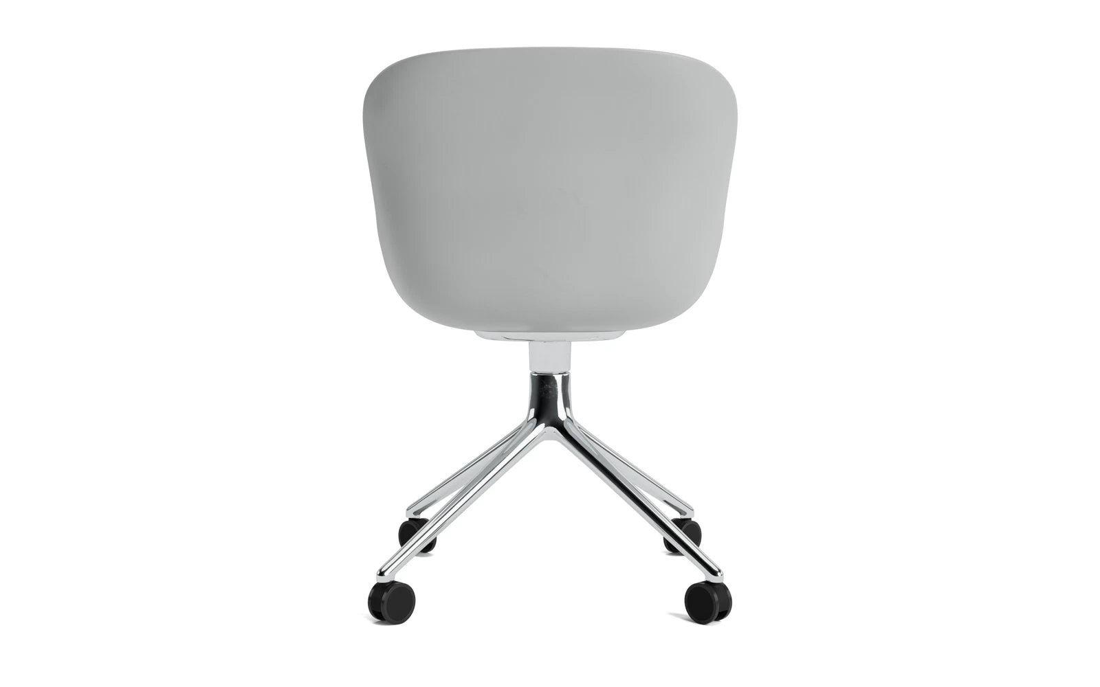 Erleben Sie den Hyg Drehstuhl 4W von Normann Copenhagen – ein eleganter, ergonomischer Stuhl in Grau, der Komfort und skandinavisches Design perfekt kombiniert.