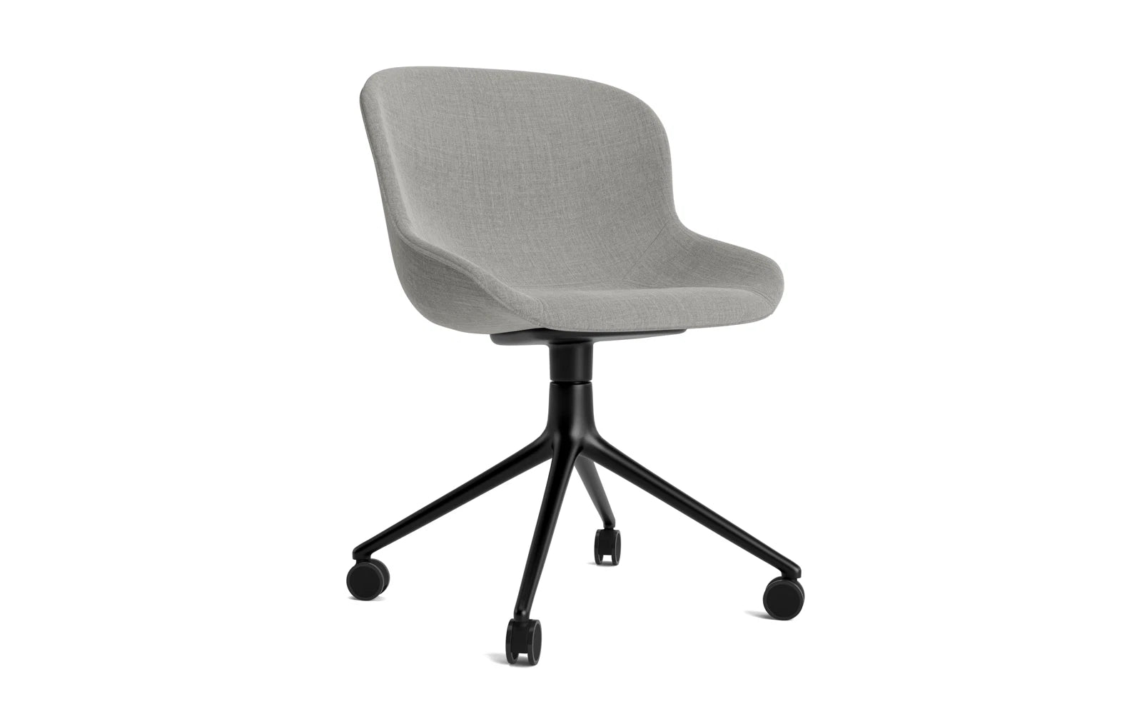 Hyg Drehstuhl 4W vollpolster schwarzes aluminium Remix in Remix 133 präsentiert im Onlineshop von KAQTU Design AG. Drehstuhl ist von Normann Copenhagen