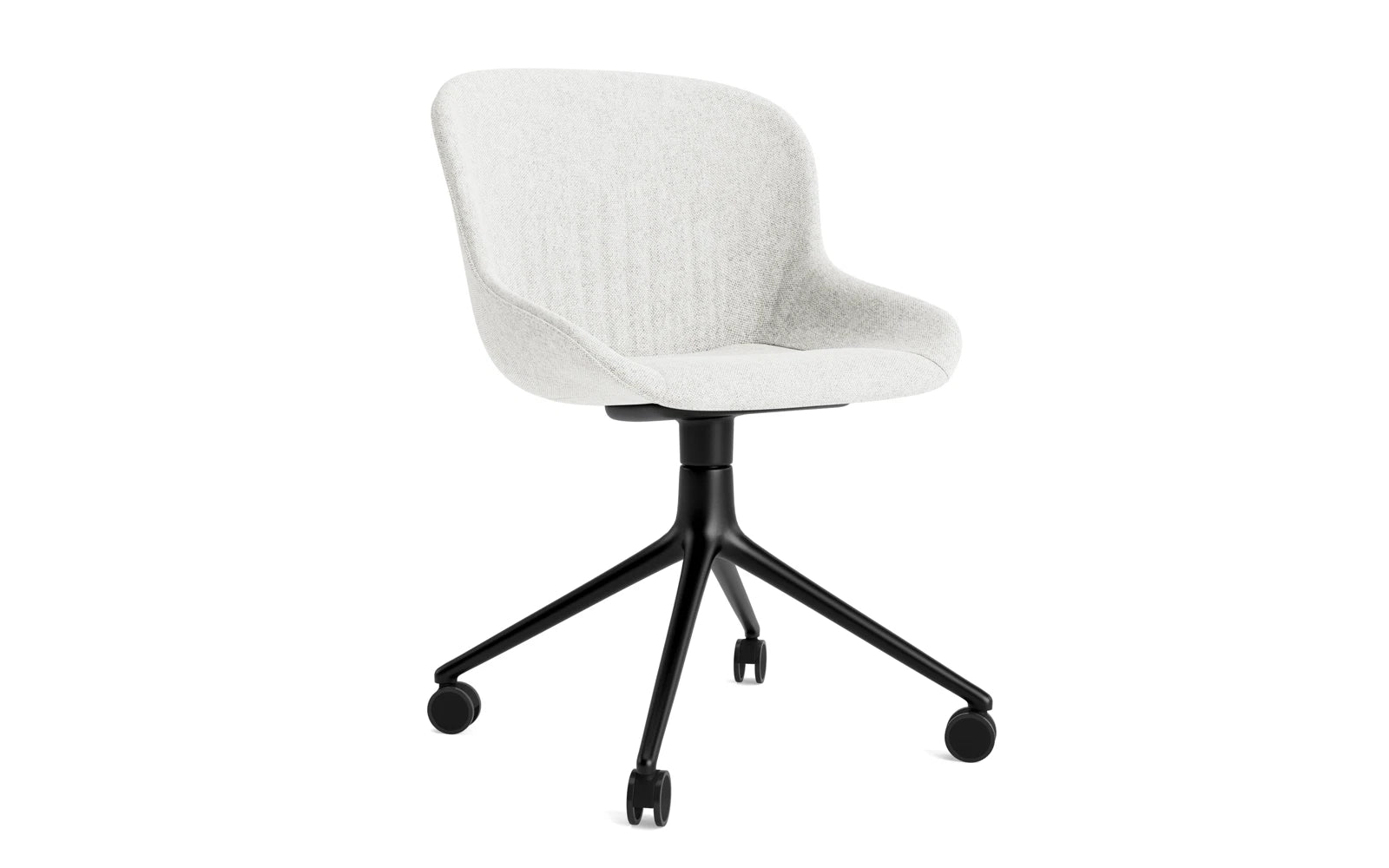 Hyg Comfort Drehstuhl 4W Vollpolster Schwarzes Aluminium Hallingdal in Hallingdal 110 präsentiert im Onlineshop von KAQTU Design AG. Drehstuhl ist von Normann Copenhagen