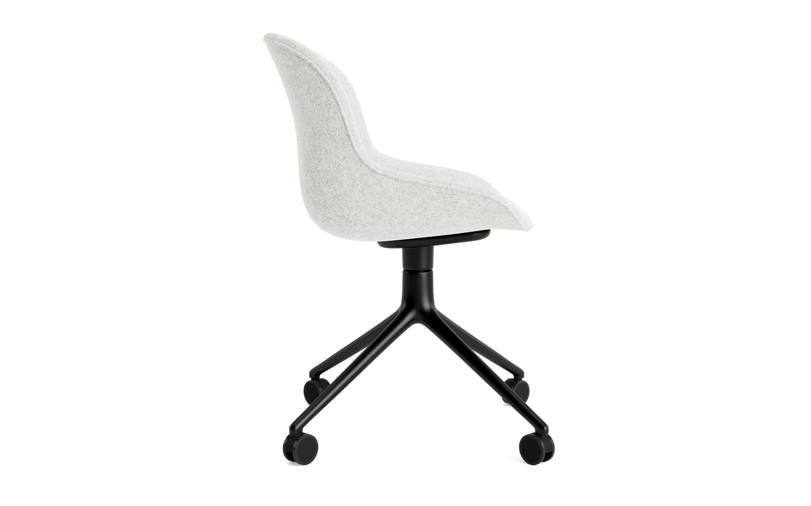 Entdecken Sie den Hyg Comfort Drehstuhl 4W von Normann Copenhagen: Stilvoll, vollgepolstert und aus robustem Aluminium. Perfekt für jedes Arbeitsumfeld.