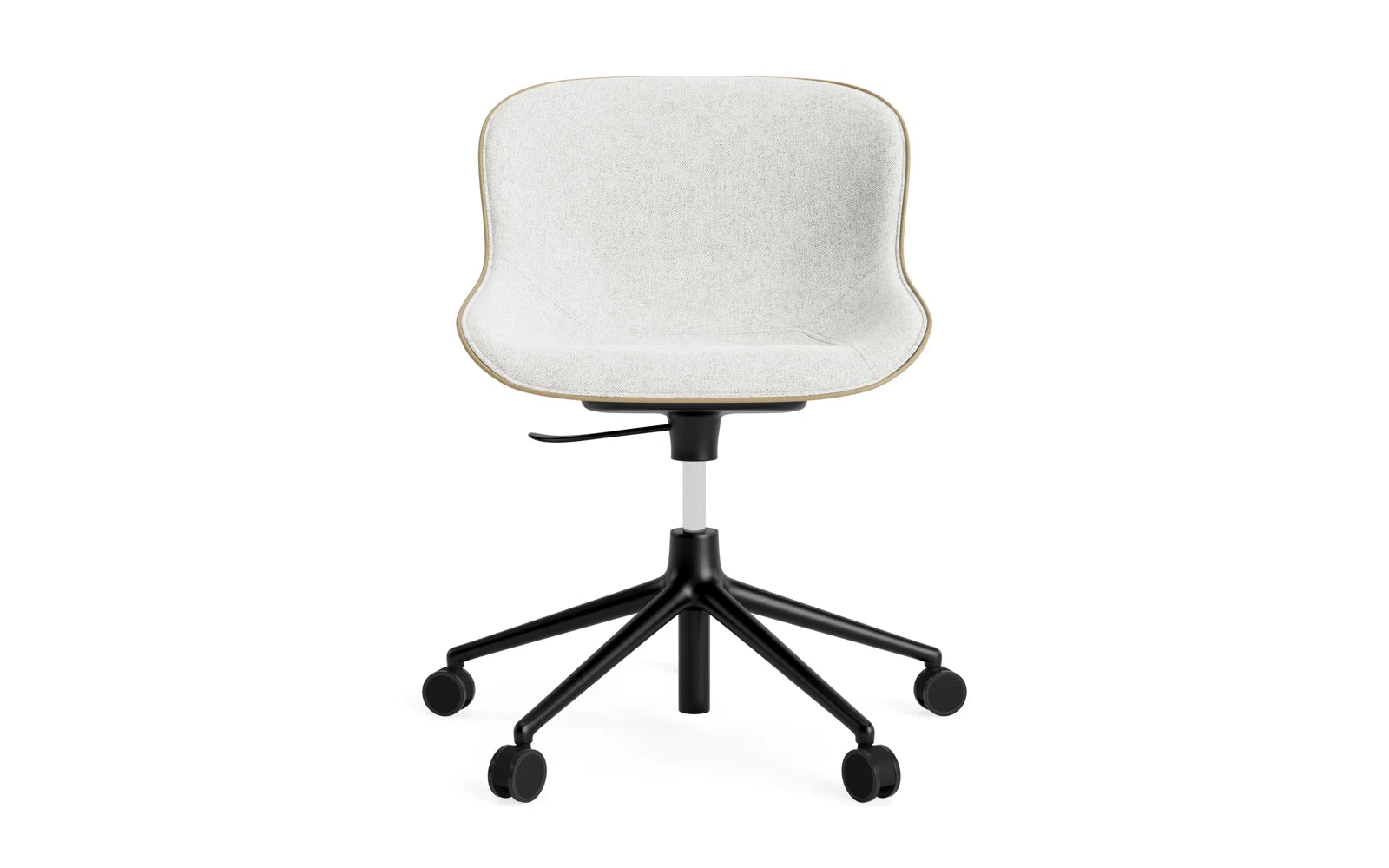 Erleben Sie den Hyg Drehsessel von Normann Copenhagen: Ein elegantes Möbelstück, das Komfort und skandinavisches Design vereint, ideal für jeden Raum.