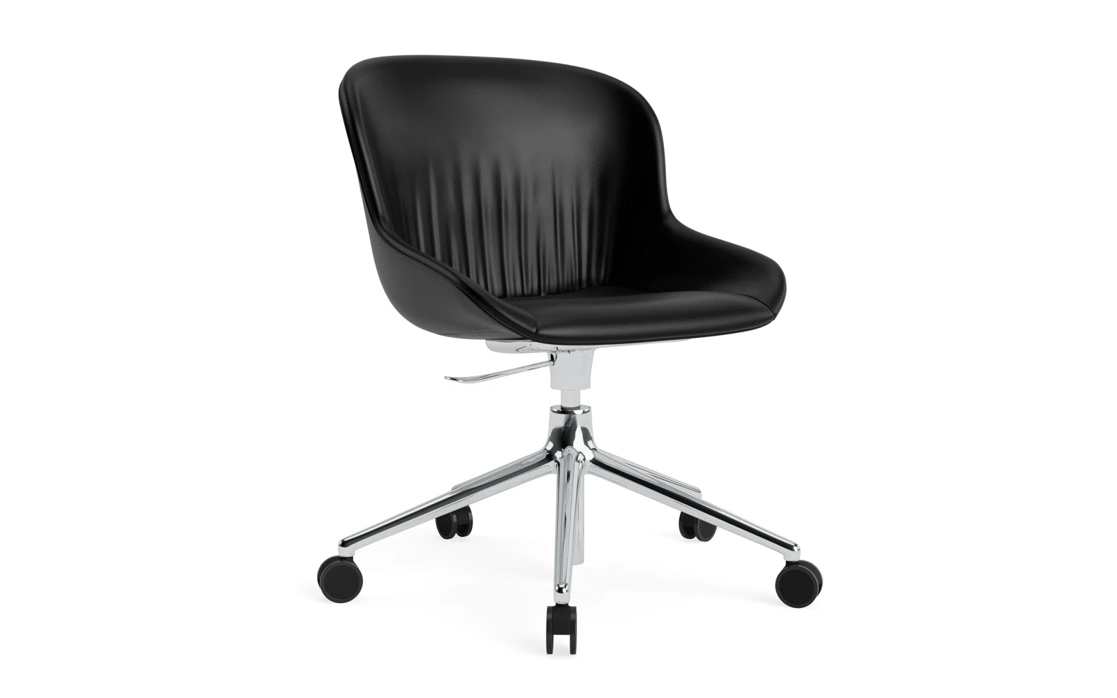 Hyg Comfort Drehsessel mit 5 Rollen Gas Lift Polster Alu Ultra in Ultra 41599 präsentiert im Onlineshop von KAQTU Design AG. Sessel ist von Normann Copenhagen
