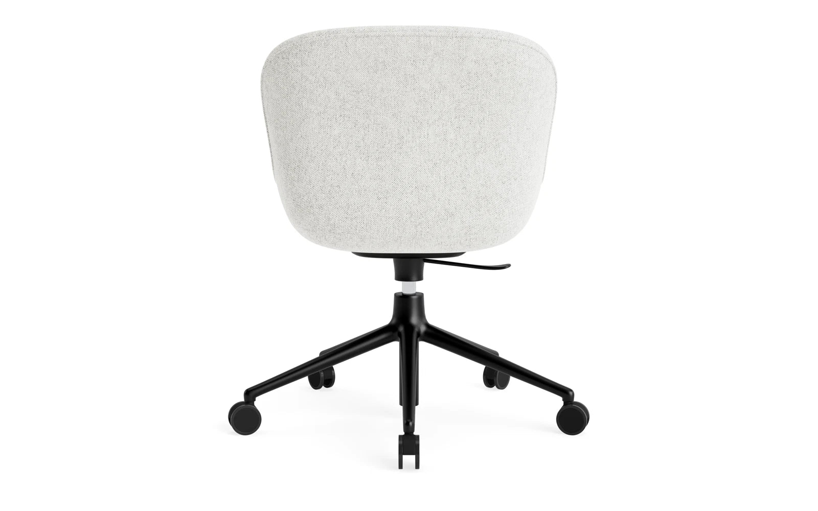 Erleben Sie den Hyg Comfort Drehsessel: Elegante schwarze Polsterung, flexibles Aluminiumgestell und optimaler Komfort für Ihr Zuhause oder Büro.