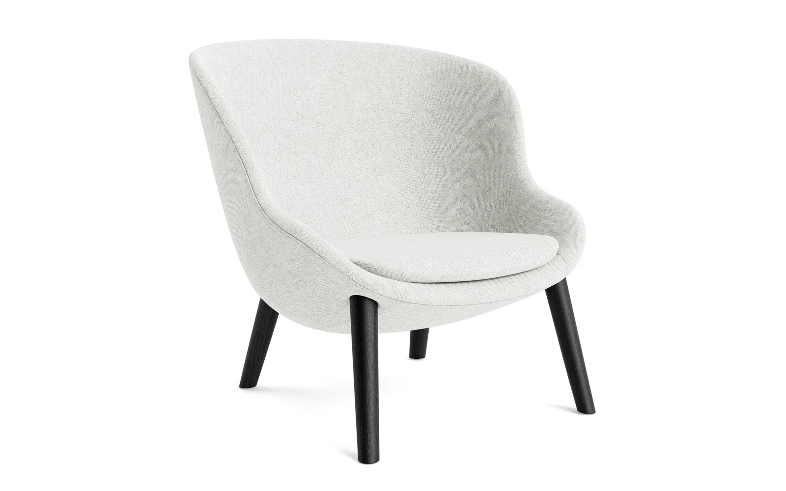 Hyg Lounge-Sessel niedrig Schwarz Eiche Hallingdal in Hallingdal 110 präsentiert im Onlineshop von KAQTU Design AG. Sessel ist von Normann Copenhagen